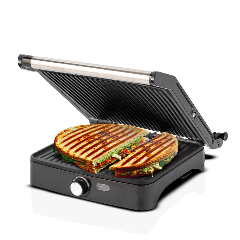 Lumme Panini Press Grill Indoor Sandwich Maker 4 Slice